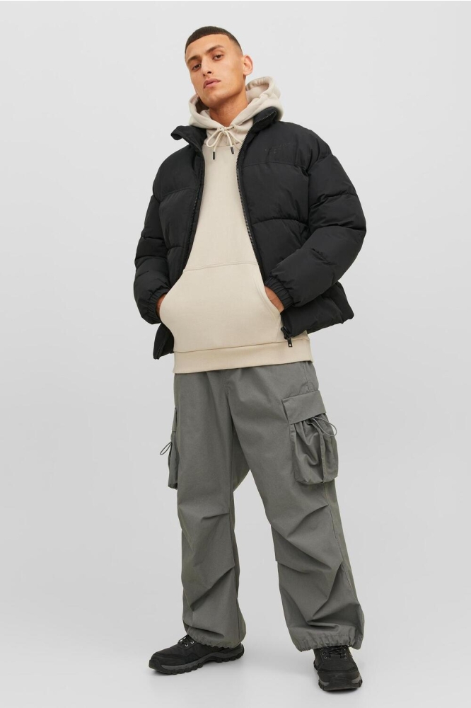 JJEBRADLEY SWEAT HOOD NOOS 12249340 MOONBEAM